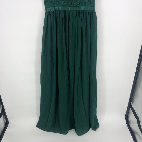 Miusol Emerald Winter Green Maxi Dress Medium - Picture 4 of 8